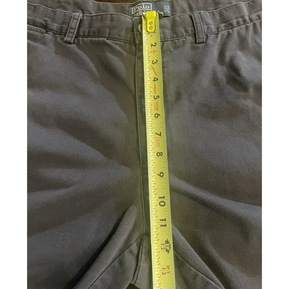 Polo Ralph Lauren Prospect Shorts Mens 40 Navy Chino Flat Front Classic Preppy - Picture 5 of 7